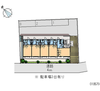 レオパレスシャルム三山 区画図