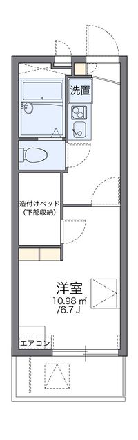 レオパレス葵 間取り図