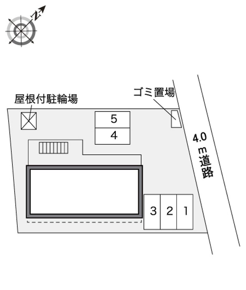 レオパレスわがやハイツ 配置図