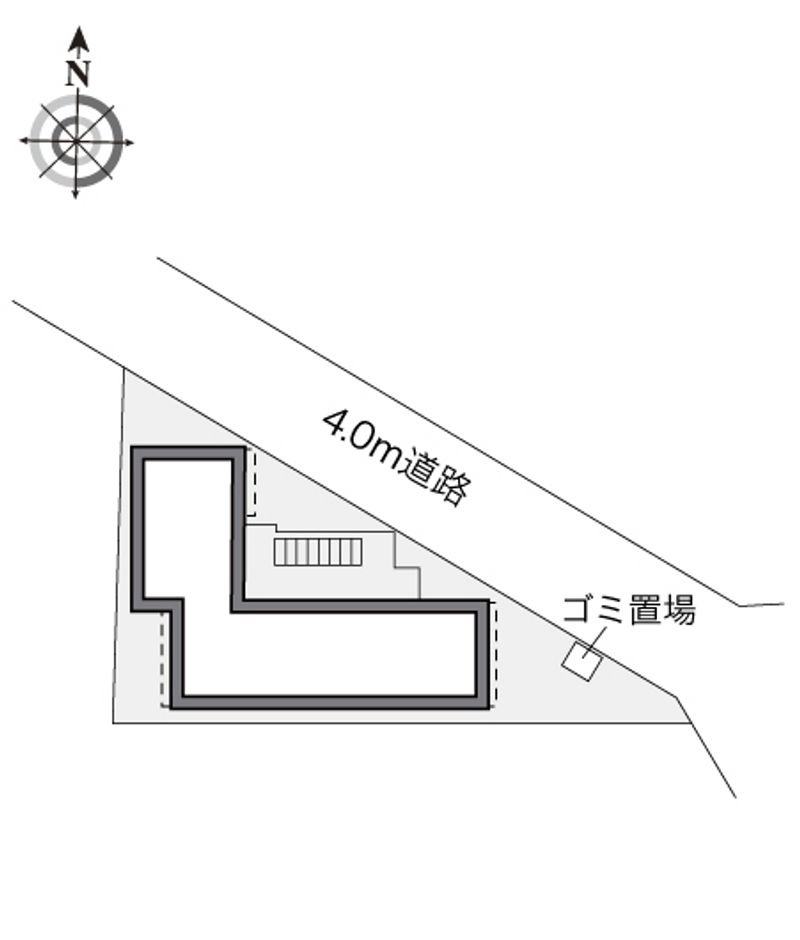 レオパレスドミールブラシェ 配置図
