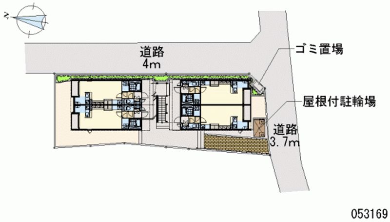 レオネクストオリーブハウスⅥ 区画図