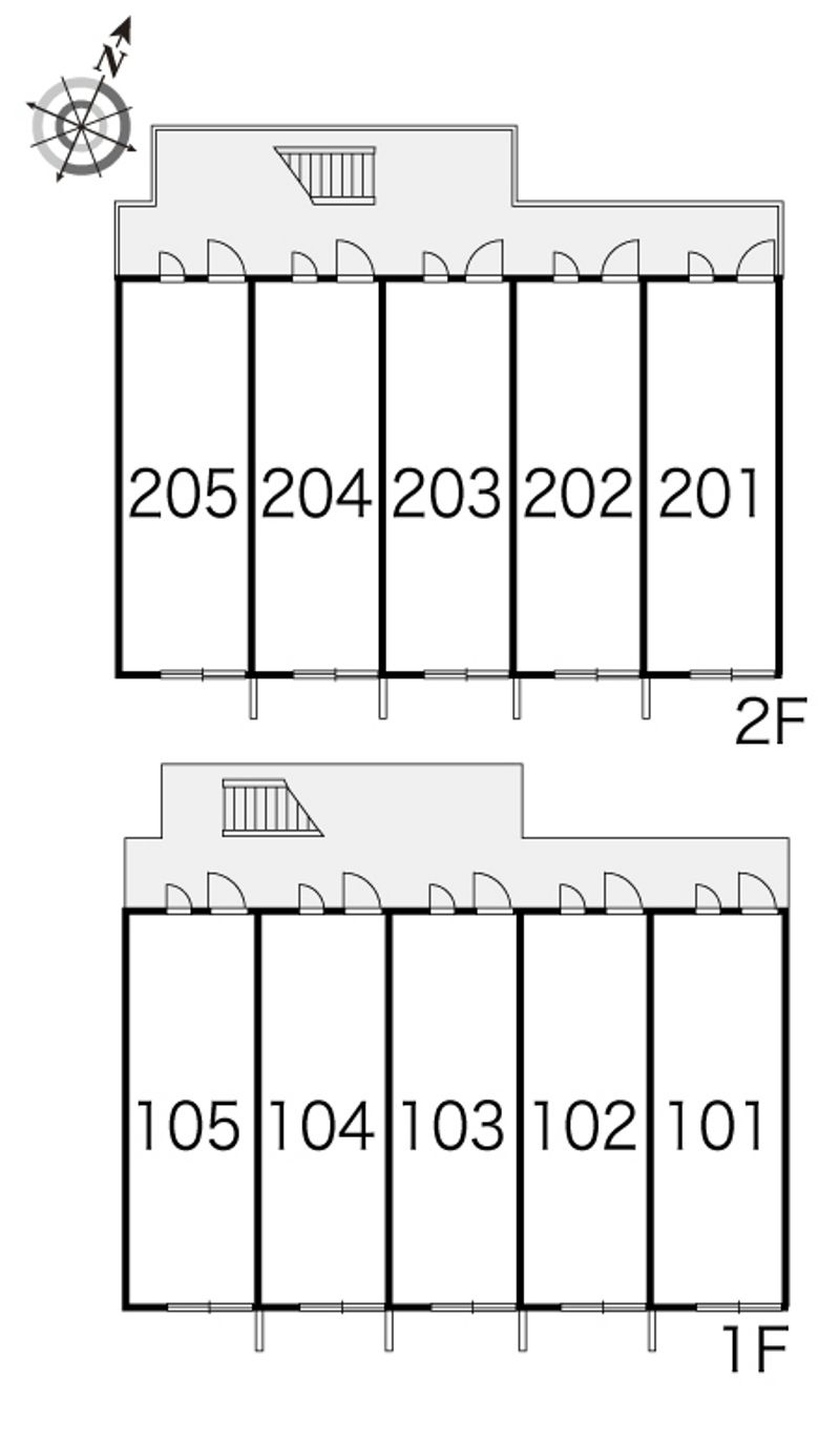 レオパレスクノモト 間取配置図