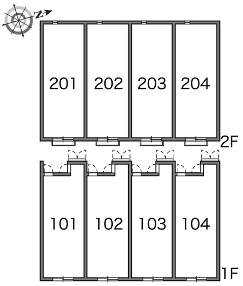 レオネクスト住吉 間取配置図