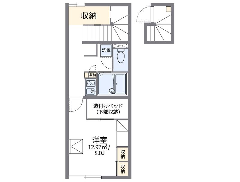 レオパレスエーデルハイム 間取図
