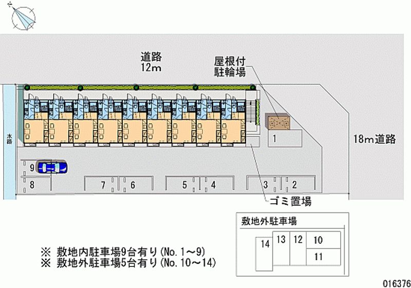 16376 bãi đậu xe hàng tháng