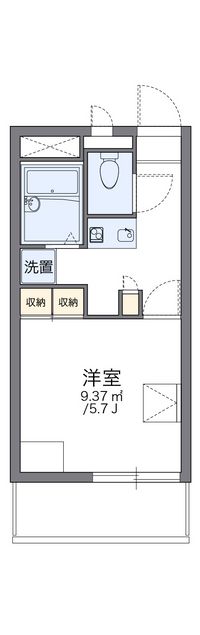 レオパレスソフィア　オオタ 間取図