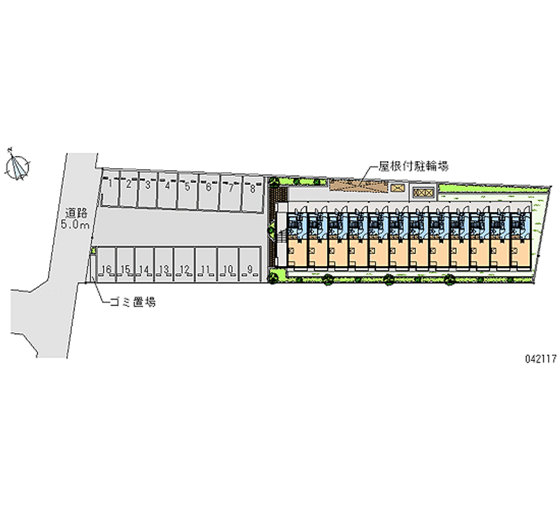 レオパレス匠 月極駐車場