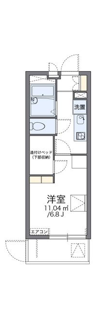レオパレスイーリスコート 間取り図