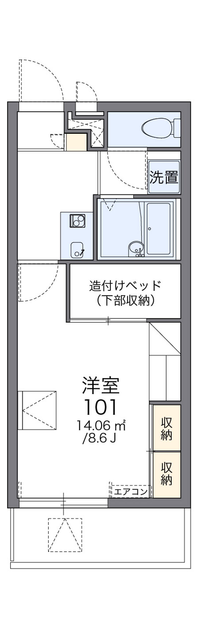 レオパレスＧｒｅｅｎＨｉｌｌｓ 間取図