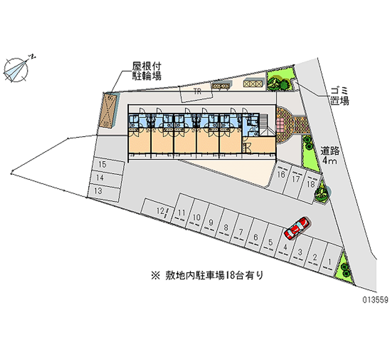 13559月租停車場