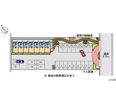 11299 Monthly parking lot