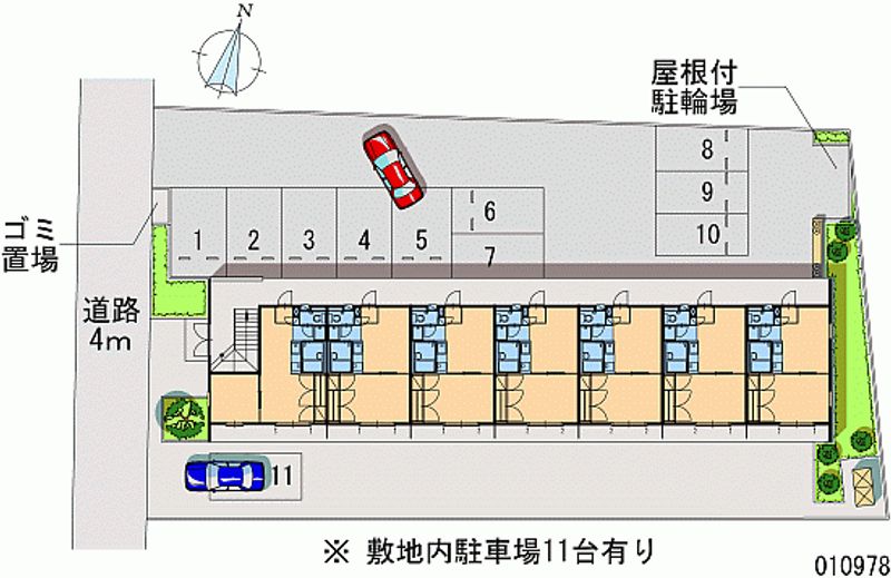 レオパレスプリマベーラ 月極駐車場