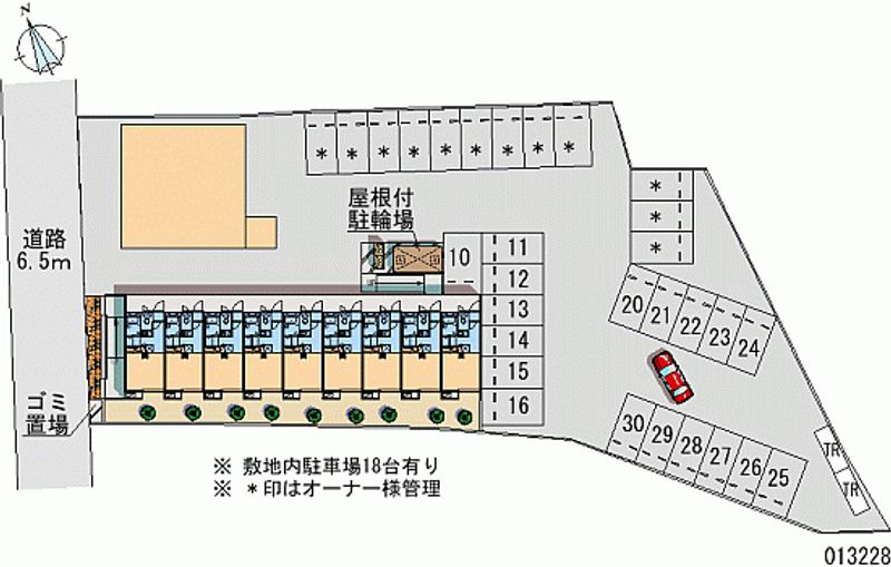 レオパレスユーカリ 月極駐車場