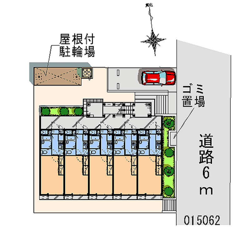 レオパレスメゾン・クレール 区画図