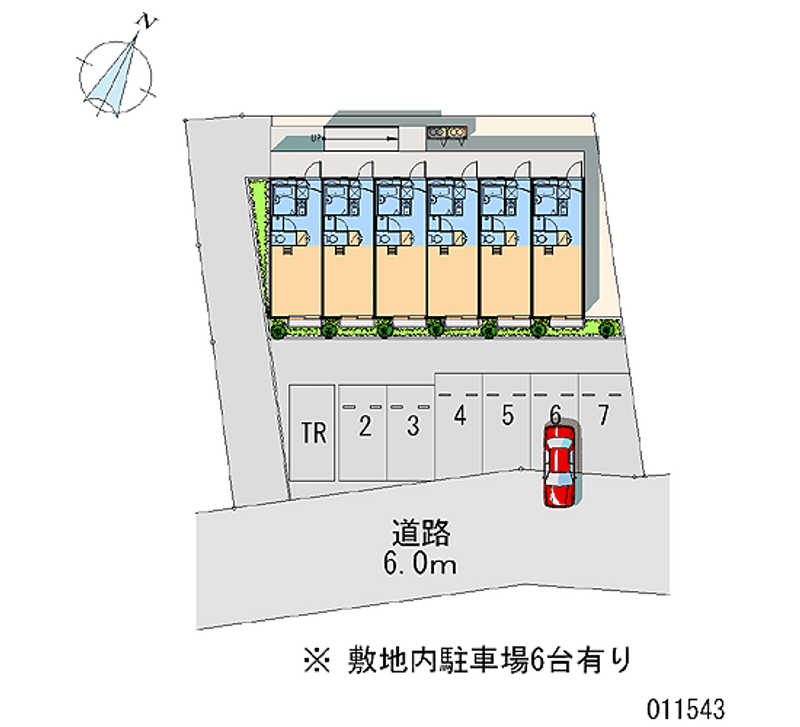 11543 Monthly parking lot