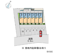 レオパレスシティーリバー 区画図