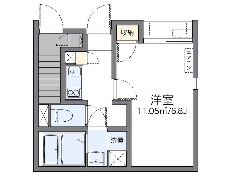 レオネクスト鳥飼 間取図
