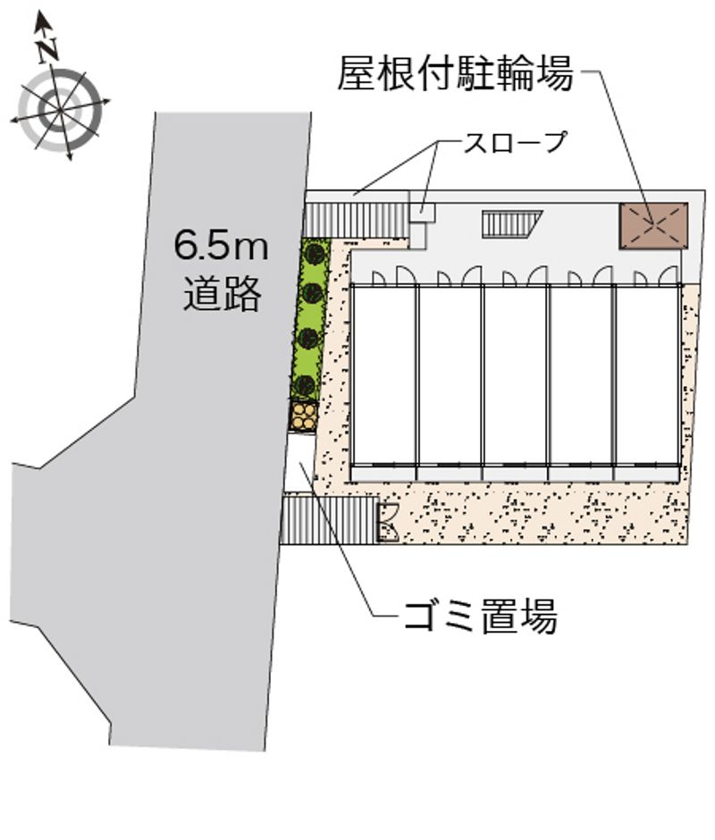 レオパレスウィステリア 配置図