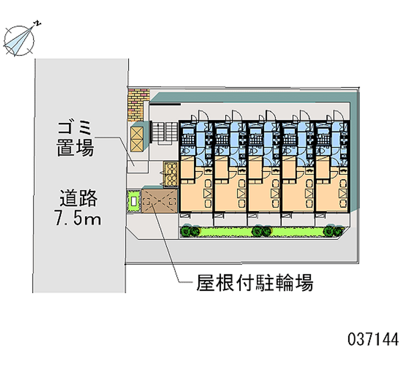 レオパレス東鷹 区画図
