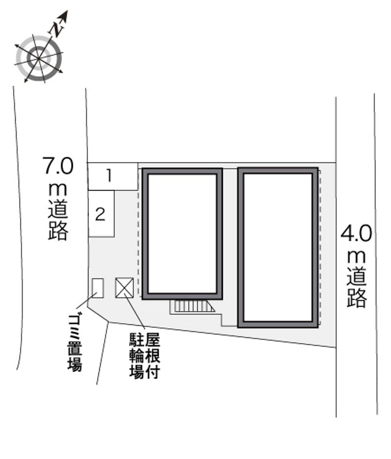 レオパレスサンフラワー 配置図