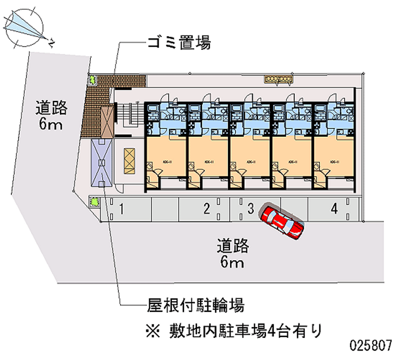 レオパレスベルコンフォート 月極駐車場