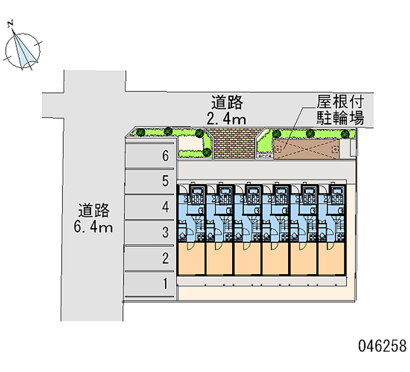 レオネクストクレール住吉Ⅱ 月極駐車場