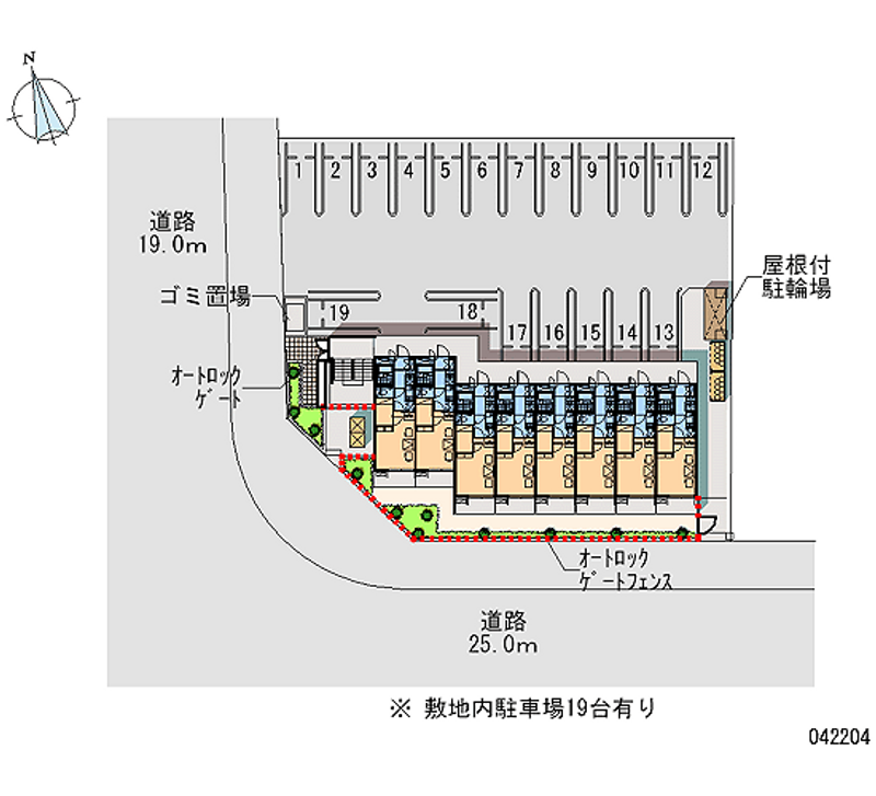 レオパレスユーザン 月極駐車場