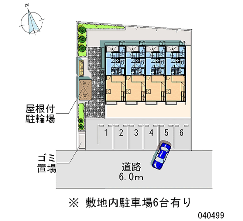 レオパレスＡＳＴＹⅢ 月極駐車場