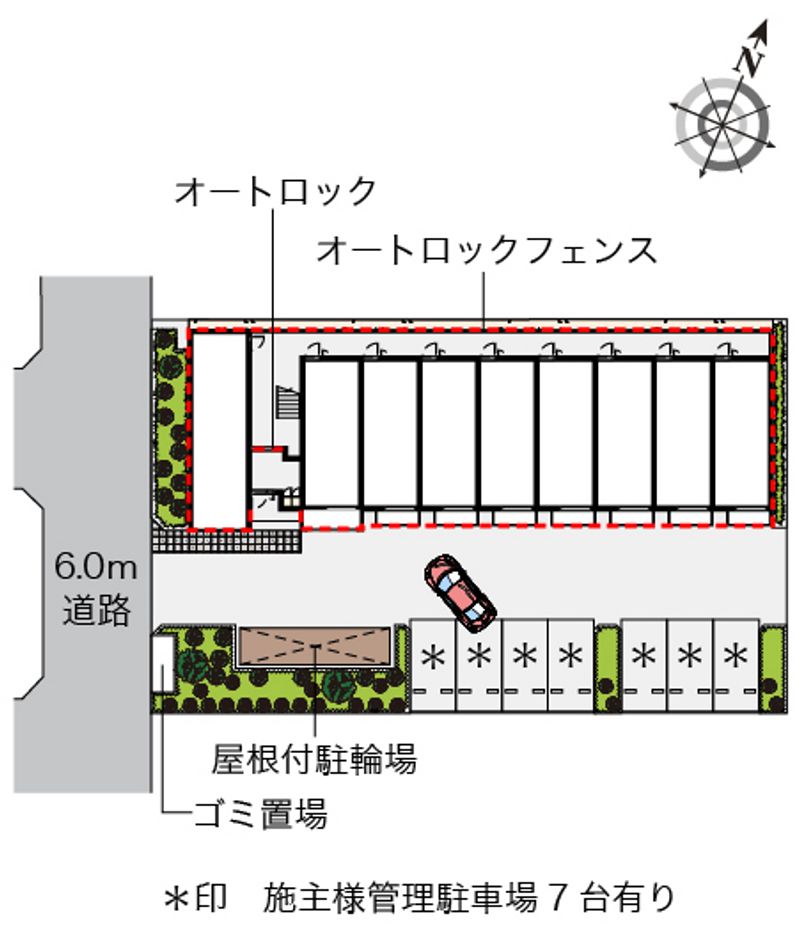 ミランダカメリア瑞江 配置図