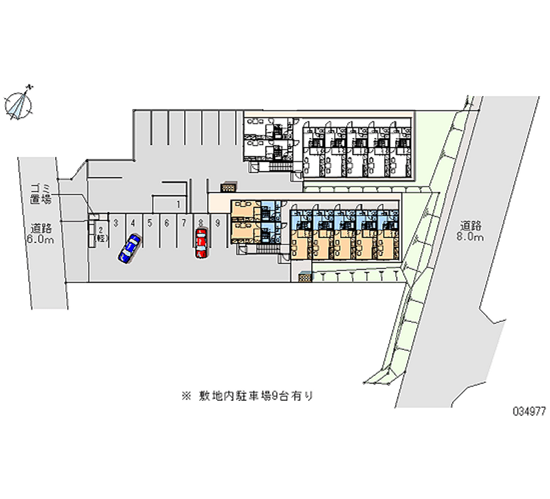 34977 Monthly parking lot