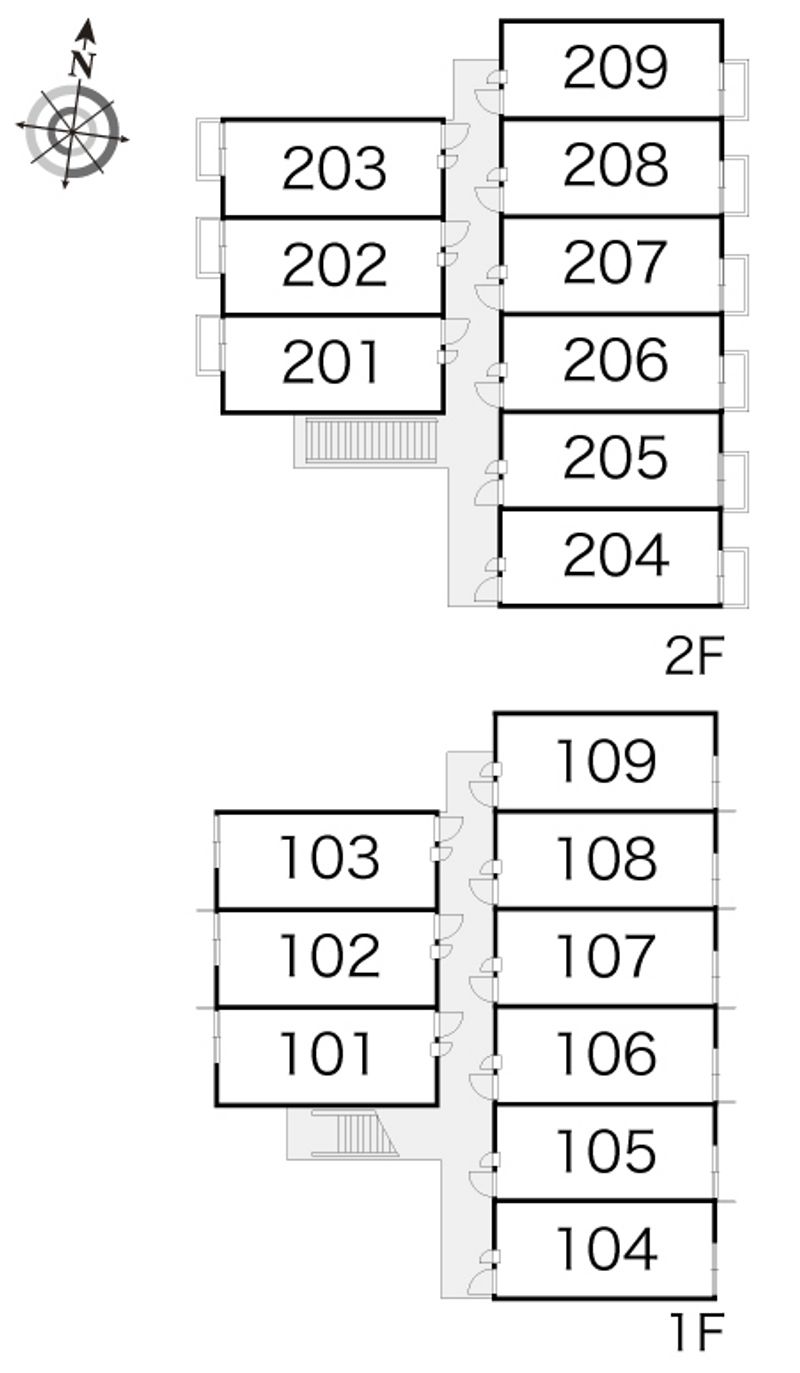 レオパレスグランシャリオ 間取配置図