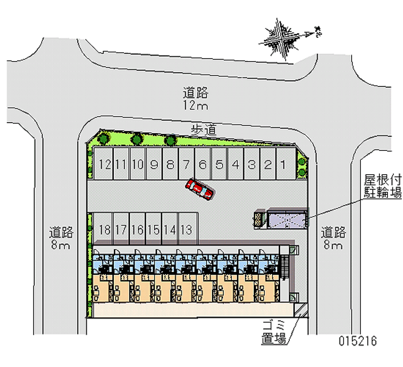 15216月租停車場