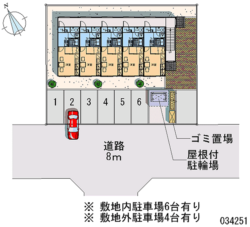 レオパレステンレスト 月極駐車場