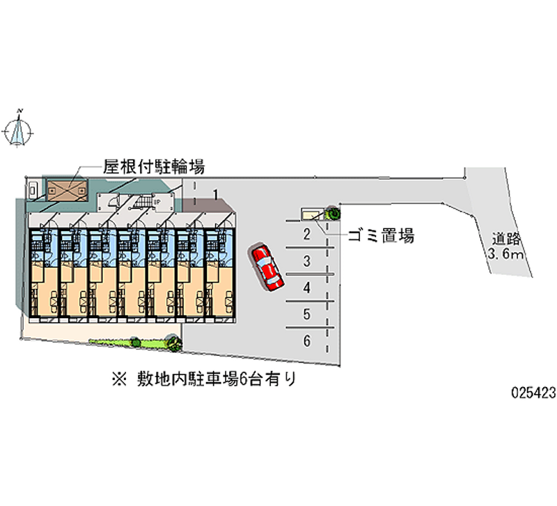 レオパレスサンシャイン尾道 月極駐車場