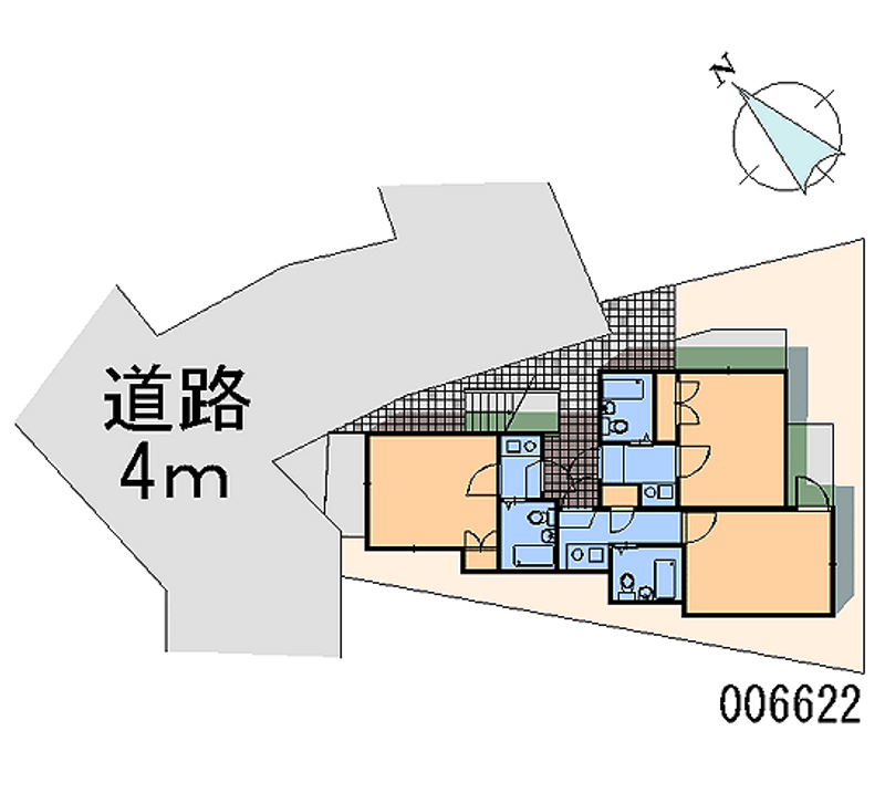 レオパレスＴＡＮＡＫＡ 区画図