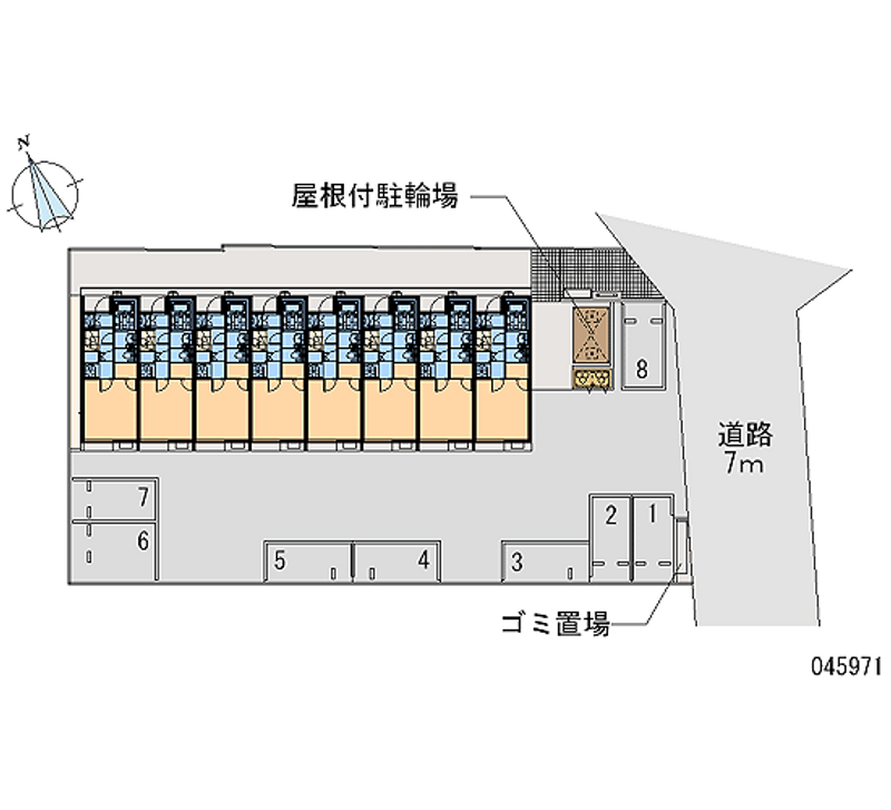 レオネクストサニーハウス前原 月極駐車場