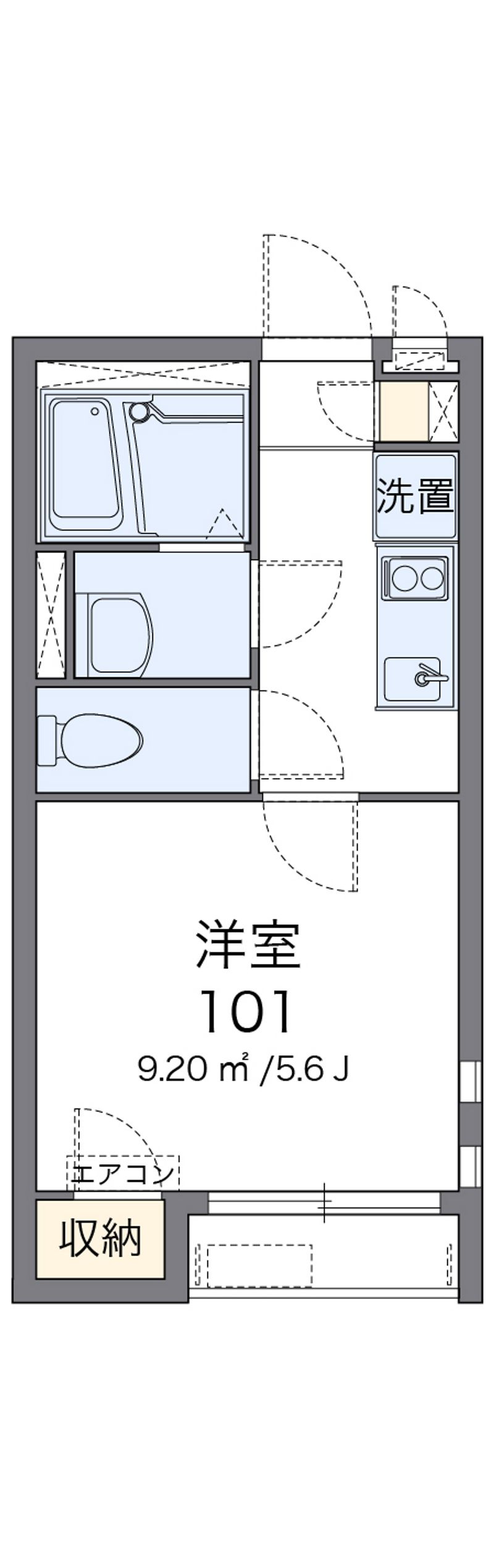 クレイノ市谷台町 間取図