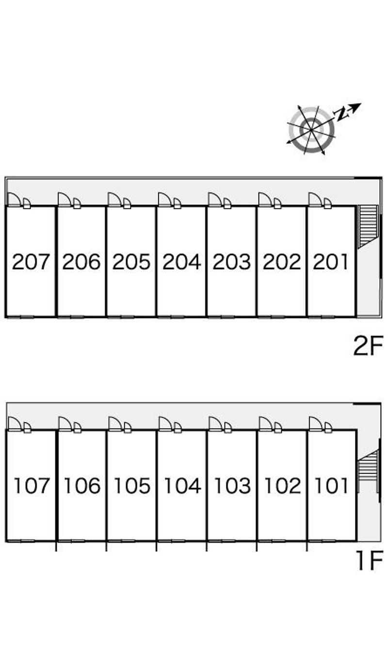 レオパレスＲ＆Ａ 間取配置図