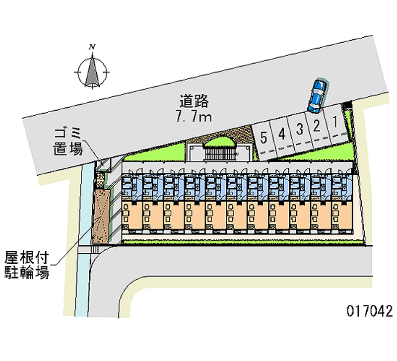 17042月租停車場