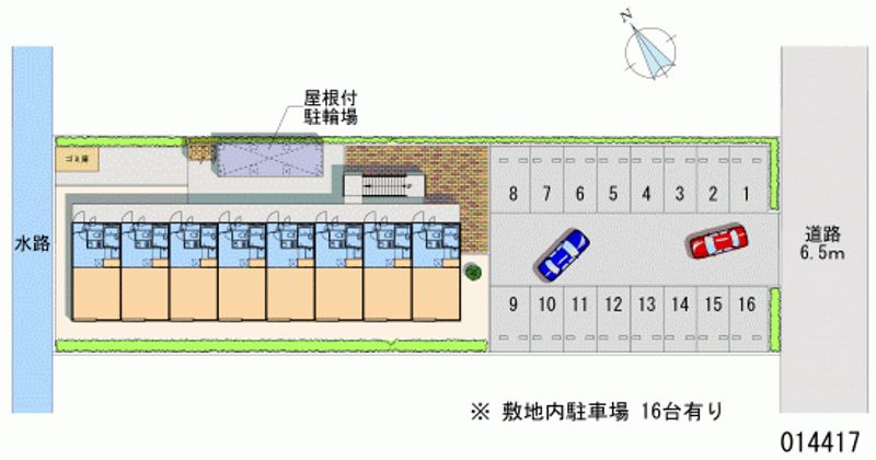 レオパレスアロー 月極駐車場