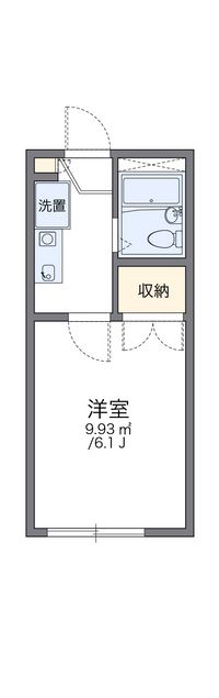 レオパレスドミールネグレスコ 間取り図