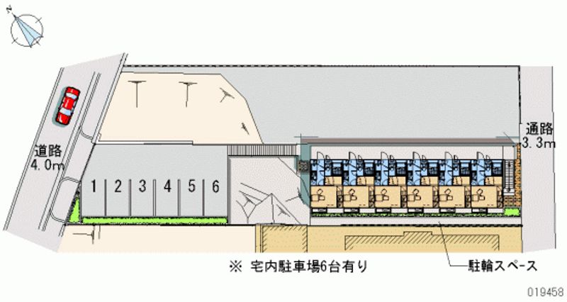 レオパレスルミエール 月極駐車場