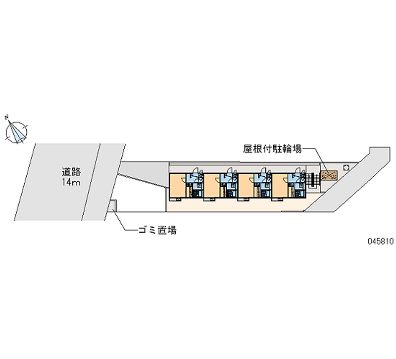 レオパレス爽やか 区画図