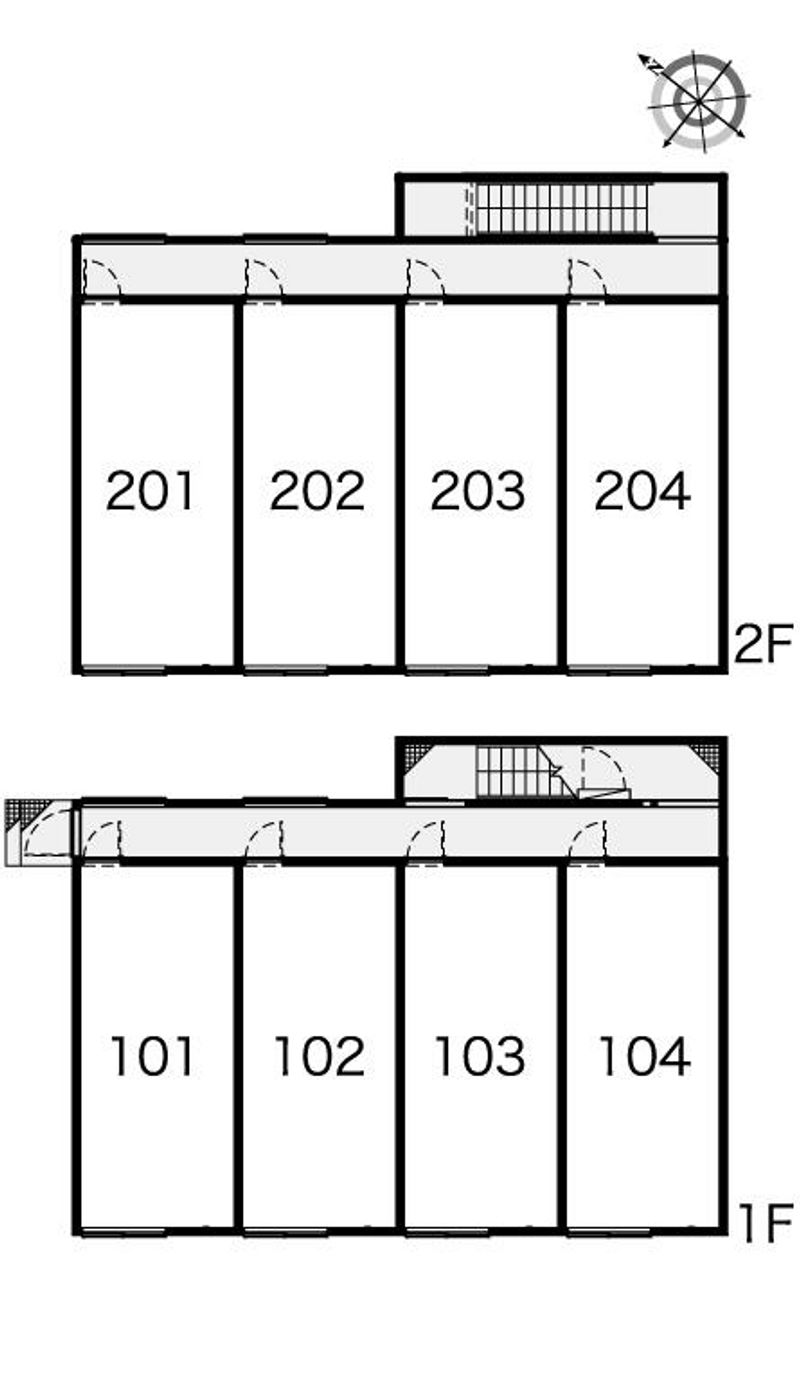 レオパレスマルコウ 間取り配置図