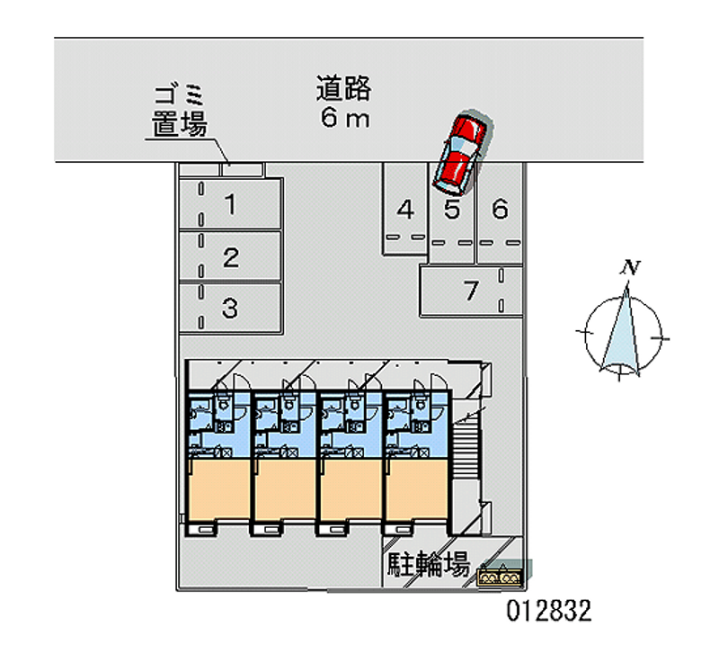 12832 bãi đậu xe hàng tháng