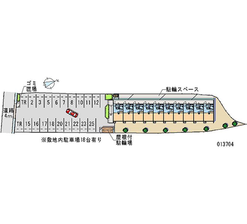 13704月租停车场