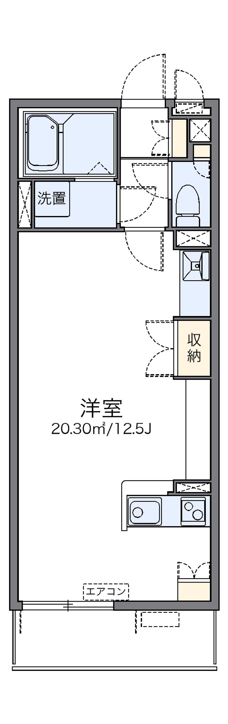 レオネクストうめの木 間取図