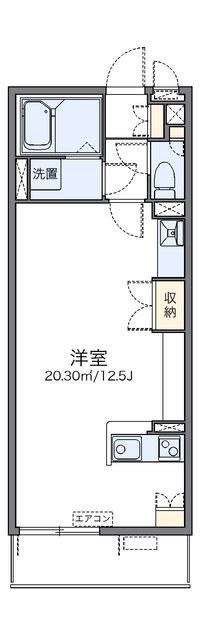 レオネクストうめの木 間取り図