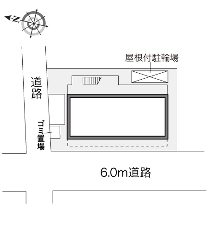 レオパレス堤方 配置図
