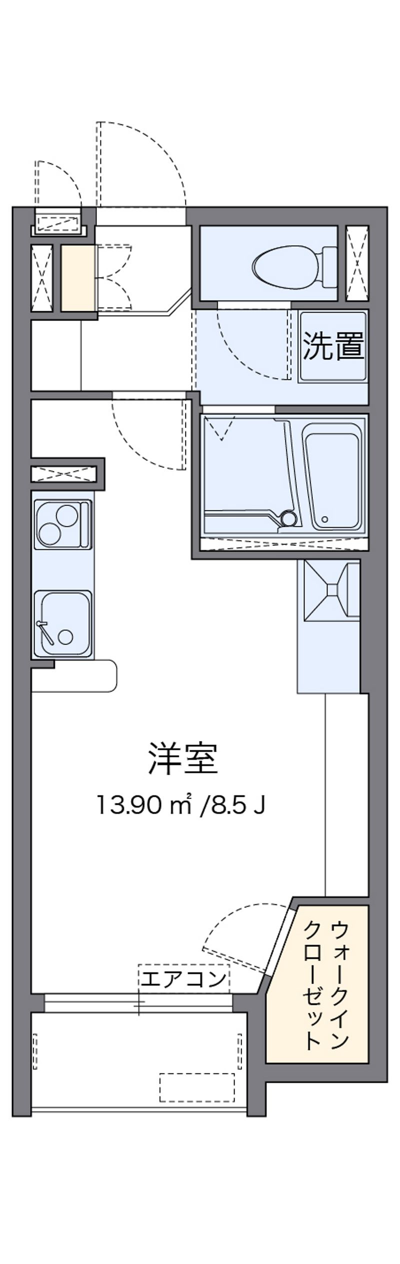 ミランダクレール　ソヤ 間取図